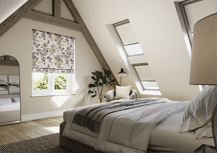 Amelie, Pebble - Roman Blind - Image 7